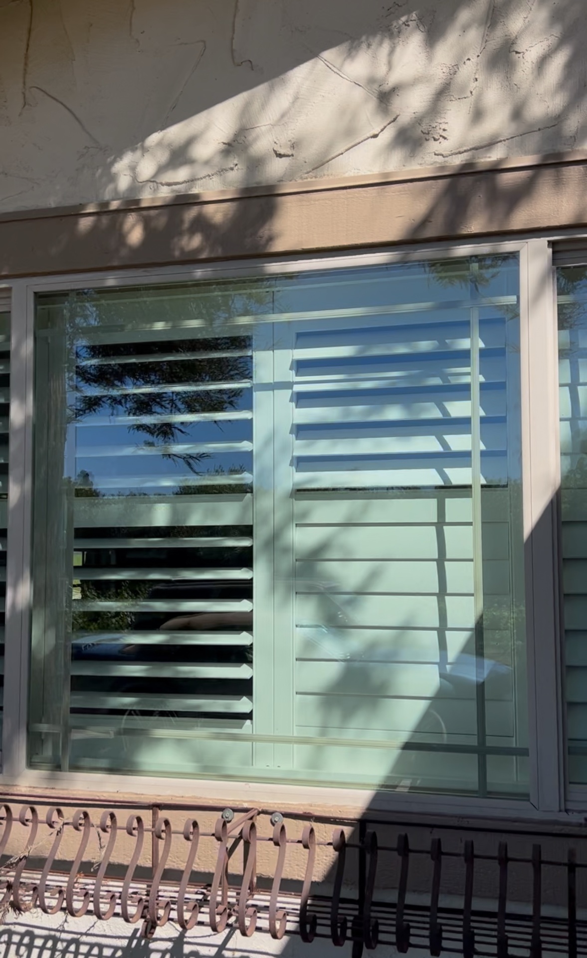 Window before cleaning